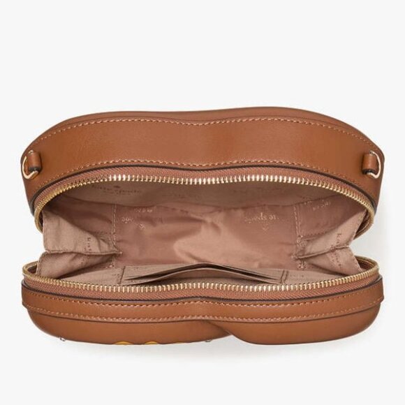 Kate Spade Big Apple NYC 3D Pretzel Crossbody Bag, Brown Women's Hanfbag - Picture 5 of 8